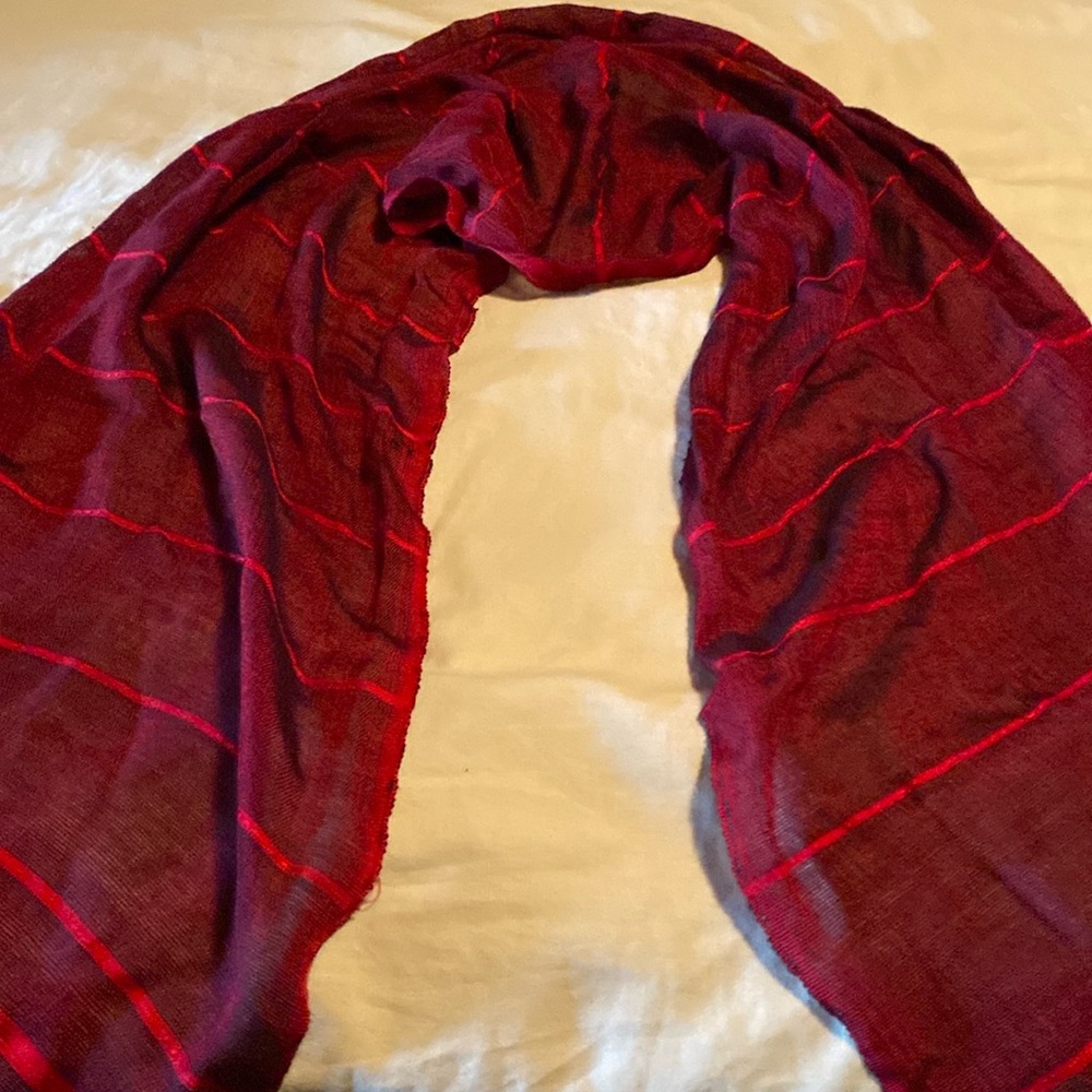 Beautiful  hand made raw silk wrap